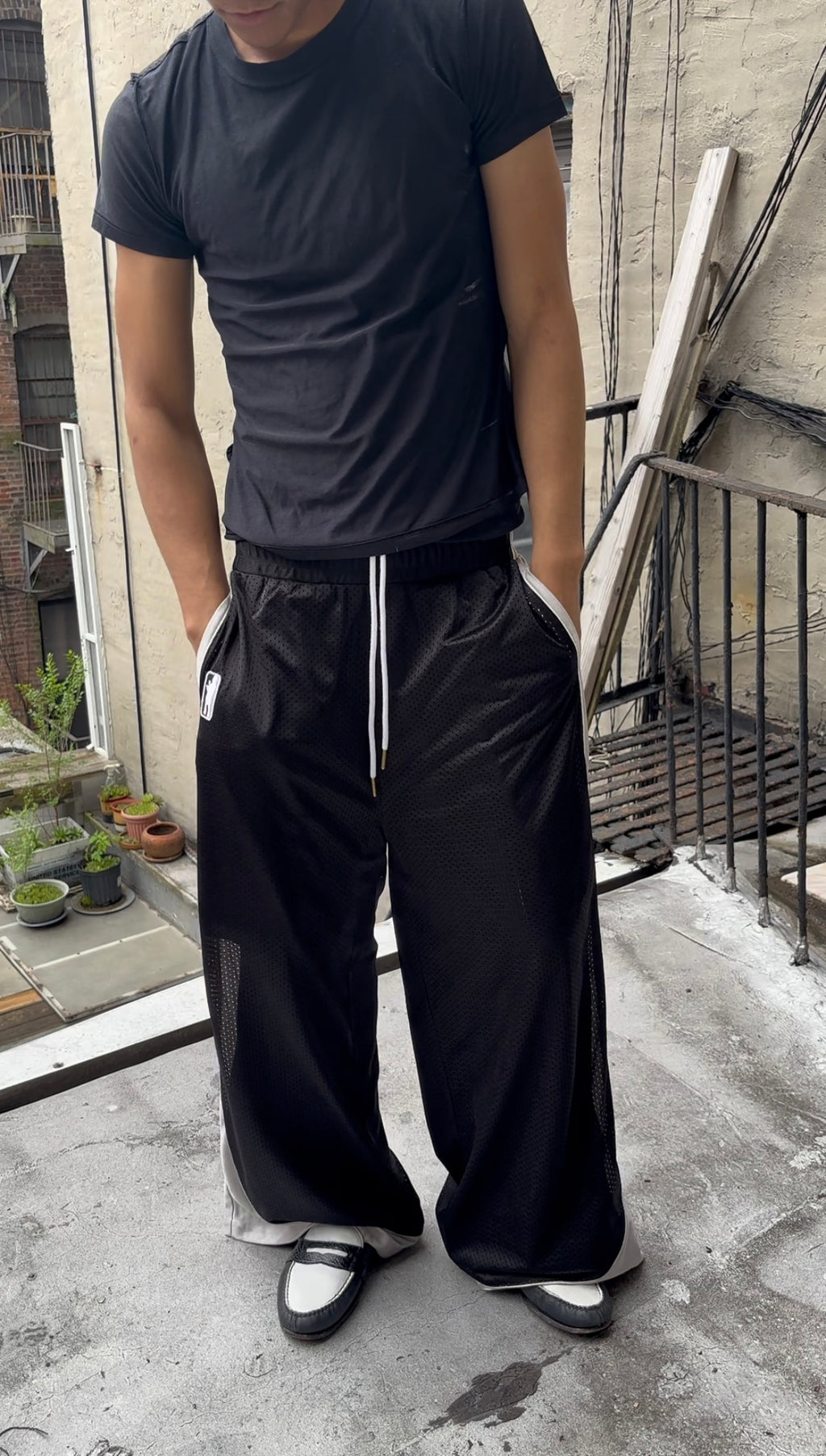 Black Ath-Lounge Pants